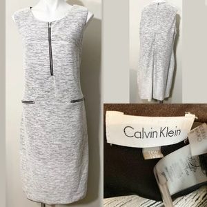 CALVIN KLEIN Sleeveless Sheath Dress 18W